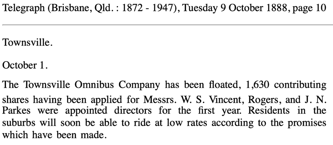 Townsville Omnibus Company